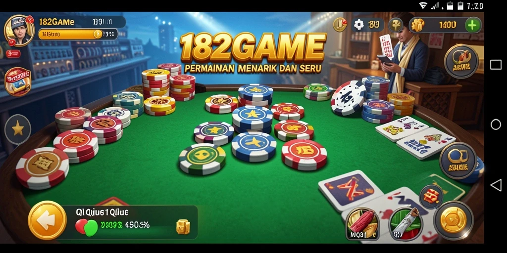Screenshot gameplay QiuQiu yang menegangkan dan seru.