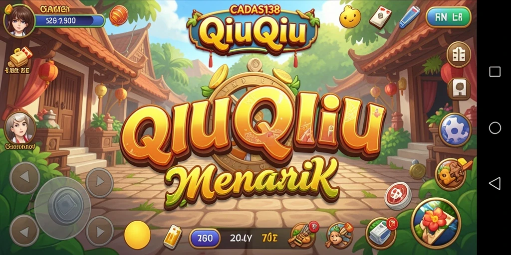 Tangkapan layar gameplay QiuQiu yang seru dan menarik.