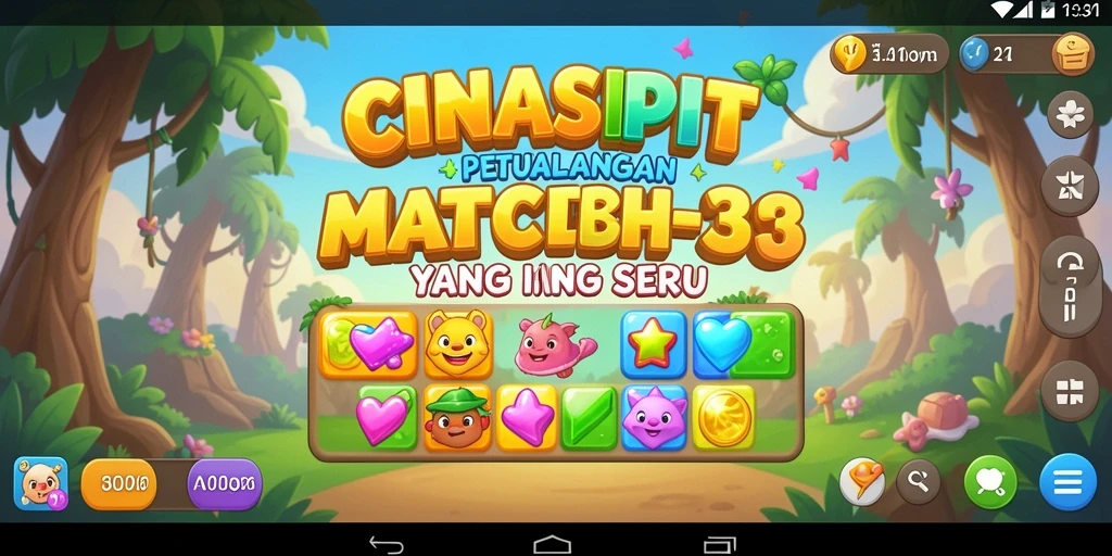 Tampilan permainan CINASIPIT yang seru dan penuh warna.