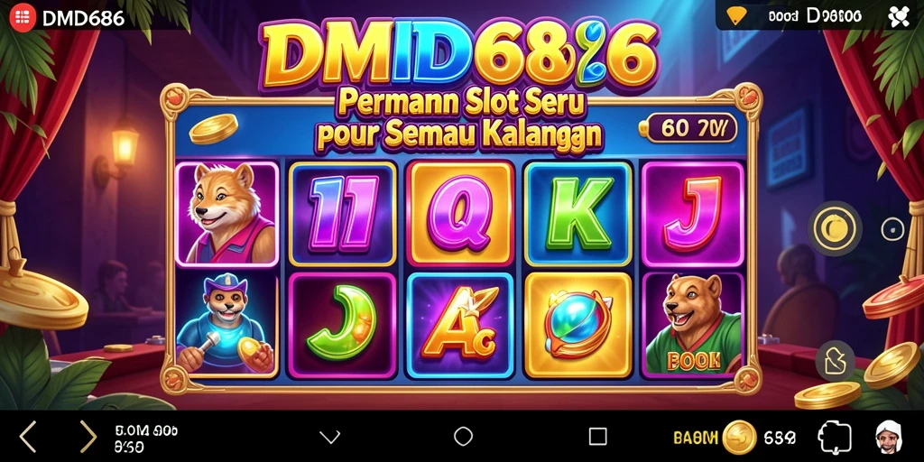 Screenshot utama DMD686 menampilkan gameplay Slot yang menegangkan.