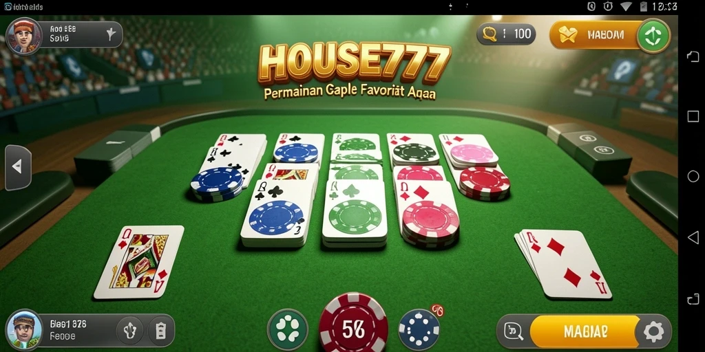 Tangkapan layar gameplay Gaple di HOUSE777 yang mengasyikkan.